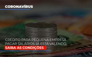 Credito Para Pequena Empresa Pagar Salarios Ja Esta Valendo - Contabilidade em São Paulo | Consultive